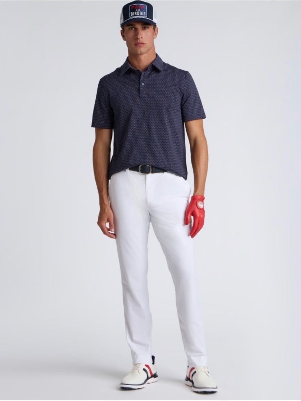 G/FORE Men’s Core 5 Pocket Golf Pants White 32x32 Stretch G4MS19B42FB